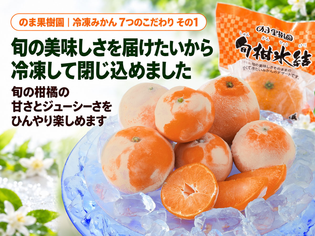 いろいろ8種16個入セット（各2個ずつ）【冷凍みかん】 | のま果樹園