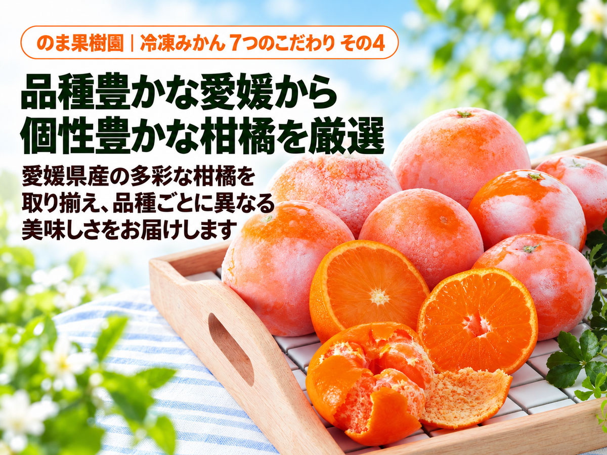 旬柑氷結・ぷち冷凍みかん3kg（48～77個） | のま果樹園