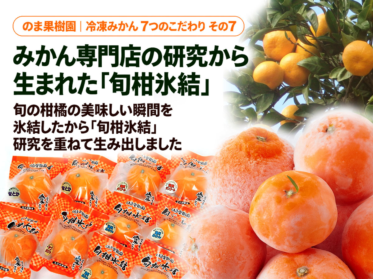 いろいろ8種8個入セット（各1個ずつ）【冷凍みかん】 | のま果樹園
