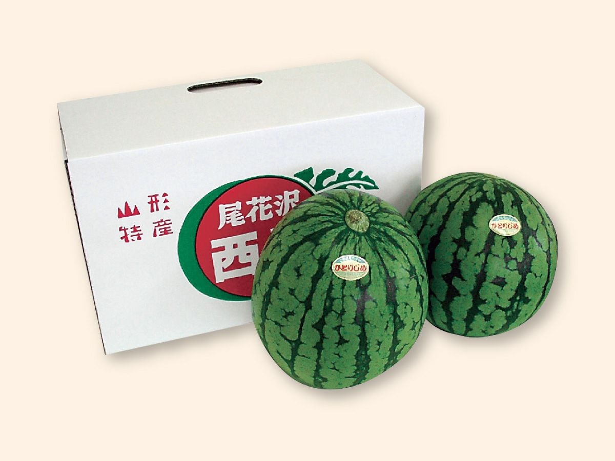 小玉すいか×2玉 | のま果樹園
