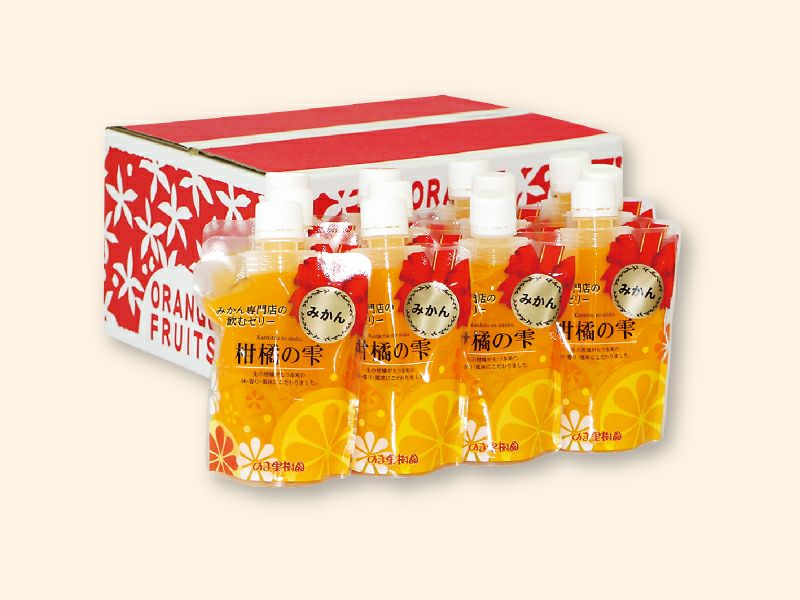 柑橘の雫・飲むゼリー みかん 8個入り | のま果樹園