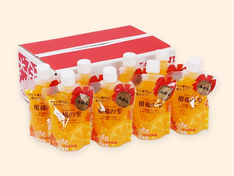 柑橘の雫・飲むゼリー みかん 8個入り【X(Twitter)特別企画】 | のま果樹園